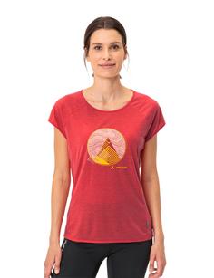 Rückansicht von VAUDE Women's Tekoa T-Shirt II T-Shirt Damen flame uni