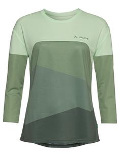 VAUDE Women's Moab LS T-Shirt V T-Shirt Damen willow green