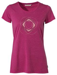 VAUDE Women's Skomer Print T-Shirt II T-Shirt Damen rich pink