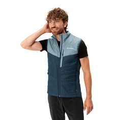 Rückansicht von VAUDE Men's Freney Hybrid Vest III Outdoorweste Herren nordic blue