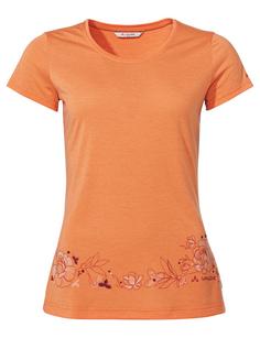 VAUDE Women's Skomer Print T-Shirt II T-Shirt Damen sweet orange