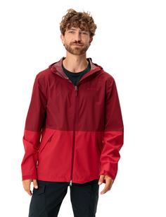 Rückansicht von VAUDE Men's Neyland 2.5L Jacket Outdoorjacke Herren carmine