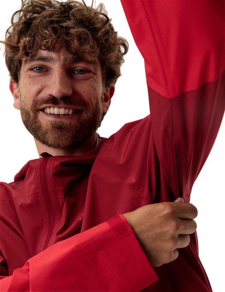 VAUDE VAUDE Men's Neyland 2.5L Jacket Outdoorjacke Herren - carmine - 0 | SportScheck