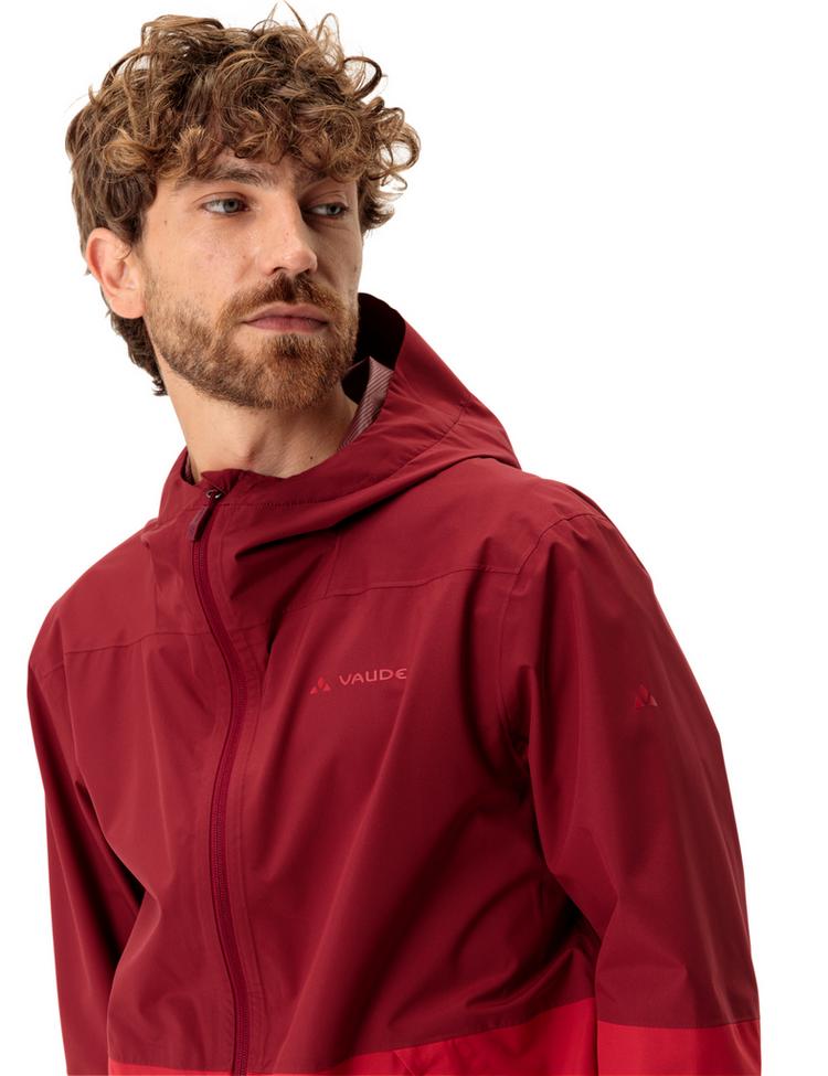 VAUDE VAUDE Men's Neyland 2.5L Jacket Outdoorjacke Herren - carmine - 1 | SportScheck