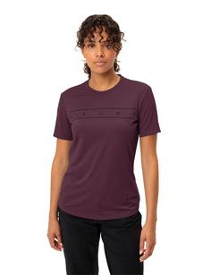 Rückansicht von VAUDE Women's Qimsa Logo Shirt T-Shirt Damen cassis