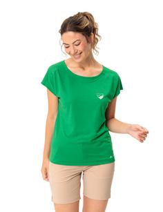 Rückansicht von VAUDE Women's Neyland T-Shirt T-Shirt Damen apple green
