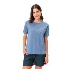 Rückansicht von VAUDE Women's Mineo Striped T-Shirt T-Shirt Damen ultramarine