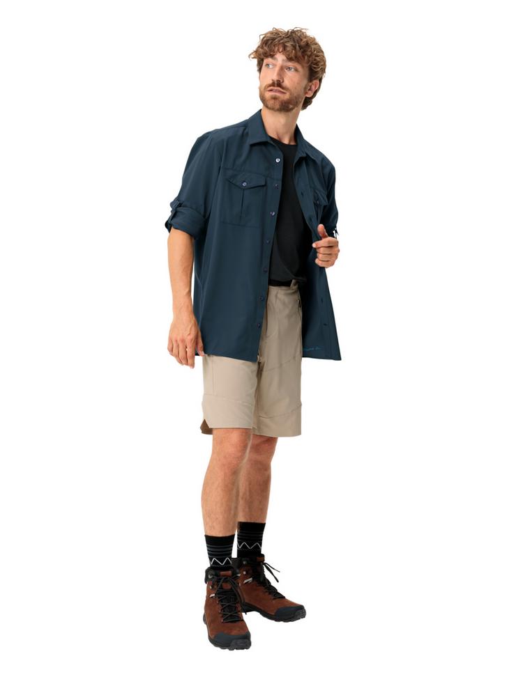 VAUDE VAUDE Men's Rosemoor LS Shirt II Funktionsbluse Herren - dark sea uni - 2 | SportScheck