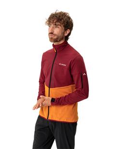 Rückansicht von VAUDE Men's Scopi Fleece Jacket Outdoorjacke Herren carmine