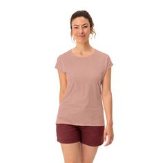 Rückansicht von VAUDE Women's Moja T-Shirt IV T-Shirt Damen soft rose