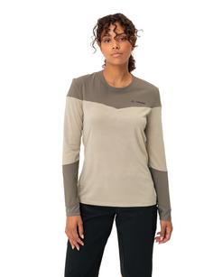 Rückansicht von VAUDE Women's Moab LS PRO Shirt T-Shirt Damen linen