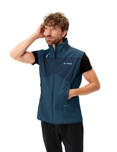 Rückansicht von VAUDE Men's Scopi Vest Outdoorweste Herren baltic sea/blue