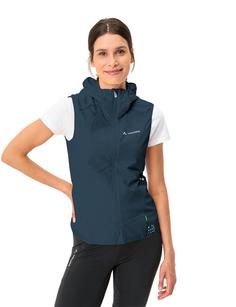 Rückansicht von VAUDE Women's Scopi Vest Outdoorweste Damen dark sea