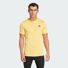 Rückansicht von adidas Tennis FreeLift T-Shirt T-Shirt Herren Semi Spark / Spark