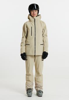 Rückansicht von SOS Lipno Skijacke Damen 1161 White pepper