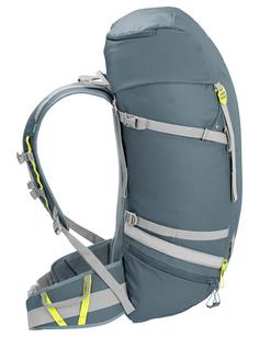 Rückansicht von VAUDE Rupal 45+ Wanderrucksack heron