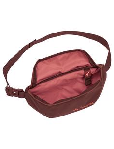 Rückansicht von VAUDE WegaMove Bauchtasche dark cherry