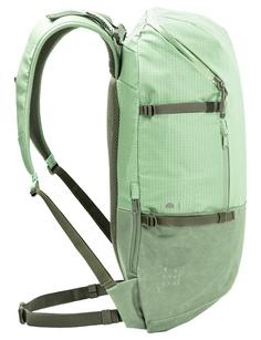 Rückansicht von VAUDE CityGo 30 II Trekkingrucksack aloe vera