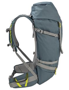 Rückansicht von VAUDE Rupal 35+ Trekkingrucksack heron