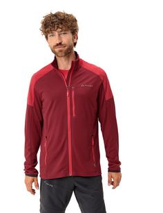 Rückansicht von VAUDE Men's Elope Fleece Jacket II Outdoorjacke Herren carmine