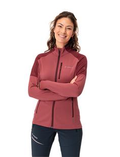 Rückansicht von VAUDE Women's Elope Fleece Jacket II Outdoorjacke Damen brick