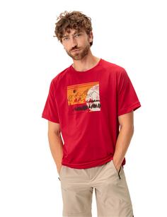 Rückansicht von VAUDE Men's Gleann T-Shirt II T-Shirt Herren red