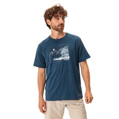 Rückansicht von VAUDE Men's Gleann T-Shirt II T-Shirt Herren baltic sea