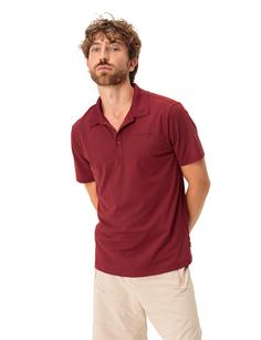 Rückansicht von VAUDE Men's Essential Polo Shirt T-Shirt Herren carmine