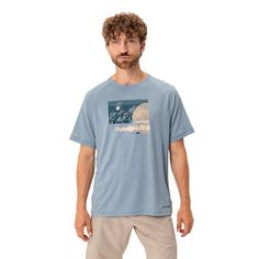 Rückansicht von VAUDE Men's Gleann T-Shirt II T-Shirt Herren nordic blue