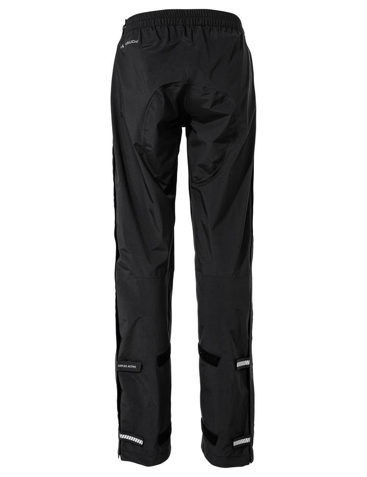 VAUDE VAUDE Women's Yaras Rain Zip Pants IV Funktionshose Damen - black - 0 | SportScheck