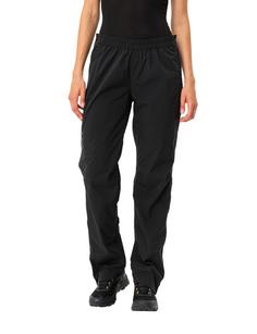 Rückansicht von VAUDE Women's Yaras Rain Zip Pants IV Funktionshose Damen black