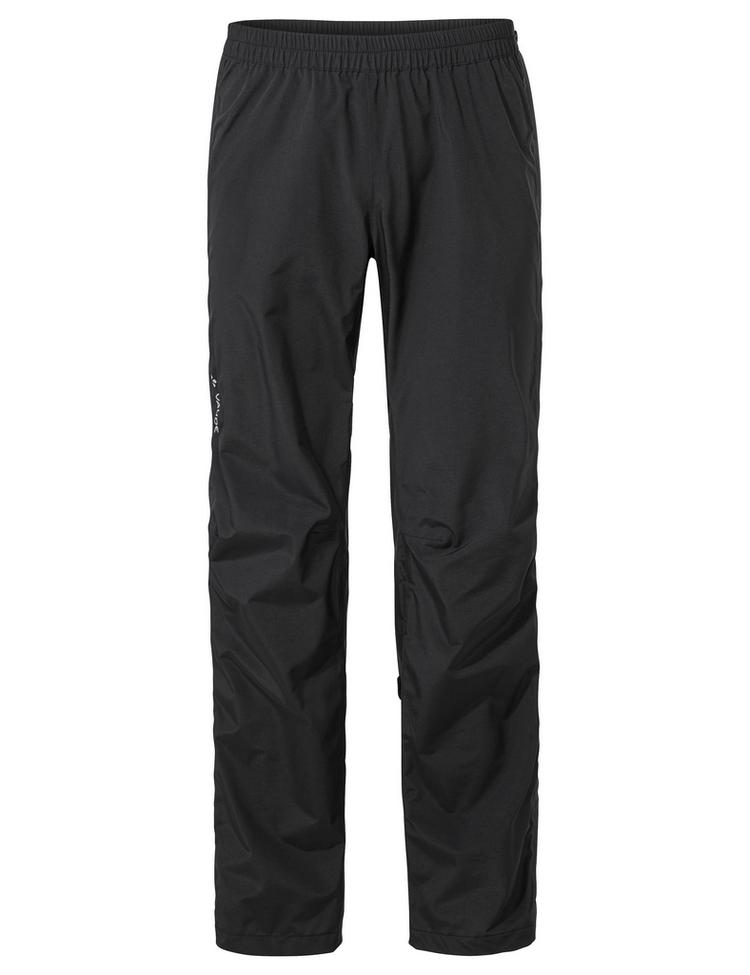 VAUDE VAUDE Men's Yaras Rain Zip Pants IV Funktionshose Herren - black - 0 | SportScheck