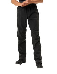 Rückansicht von VAUDE Men's Yaras Rain Zip Pants IV Funktionshose Herren black