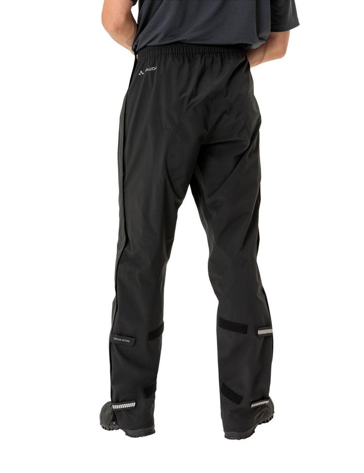 VAUDE VAUDE Men's Yaras Rain Zip Pants IV Funktionshose Herren - black - 1 | SportScheck