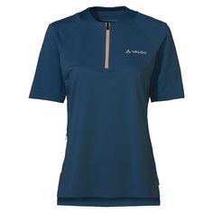 VAUDE Women's Tremalzo Q-Zip Shirt T-Shirt Damen dark sea
