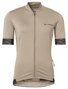 VAUDE Women's Kuro FZ Tricot II Fahrradtrikot Damen linen