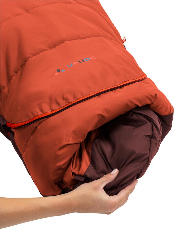 VAUDE VAUDE Kobel Adjust 500 II SYN Kunstfaserschlafsack - dark cherry - 0 | SportScheck