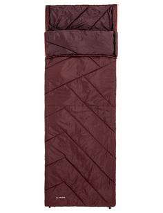 Rückansicht von VAUDE Navajo 100 II SYN Kunstfaserschlafsack dark cherry