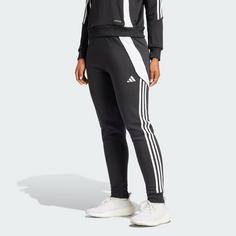 Rückansicht von adidas Tiro 24 Jogginghose Trainingshose Damen Black / White