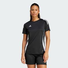 Rückansicht von adidas Tiro 24 Trikot T-Shirt Damen Black / White
