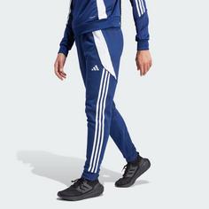 Rückansicht von adidas Tiro 24 Jogginghose Trainingshose Damen Team Navy Blue 2 / White