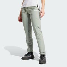 Rückansicht von adidas Terrex Xperior Hose Wanderhose Damen Silver Green