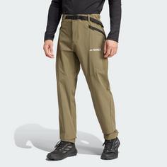 Rückansicht von adidas Terrex Xperior Hose Wanderhose Herren Olive Strata