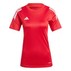 adidas Tiro 24 Trikot T-Shirt Damen Team Power Red 2 / White