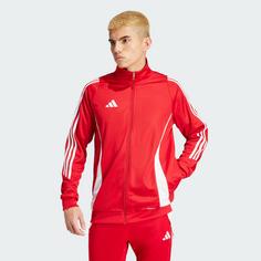 Rückansicht von adidas Tiro 24 Trainingsjacke Funktionsjacke Herren Team Power Red 2 / White