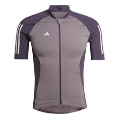 adidas Essentials 3-Streifen Radtrikot Funktionsshirt Herren Charcoal