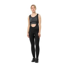 Rückansicht von Jack Wolfskin MOROBBIA BIB TIGHTS W Fahrradhose Damen black