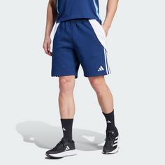 Rückansicht von adidas Tiro 24 Sweat Shorts Fu&szlig;ballshorts Herren Team Navy Blue 2 / White