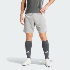 Rückansicht von adidas Tiro 24 Shorts Funktionsshorts Herren Team Mid Grey / White