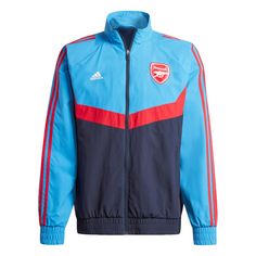 adidas FC Arsenal Woven Trainingsjacke Funktionsjacke Herren Ray Blue / Legend Ink